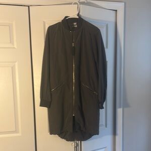 H&M Brown and Gold Utility Jacket